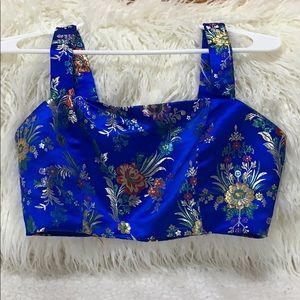 Oriental design crop top